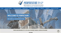 Desktop Screenshot of perfecsure.co.za